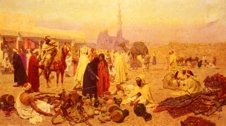 Giulio Rosati_1858-1917_An Arabian Market.jpg